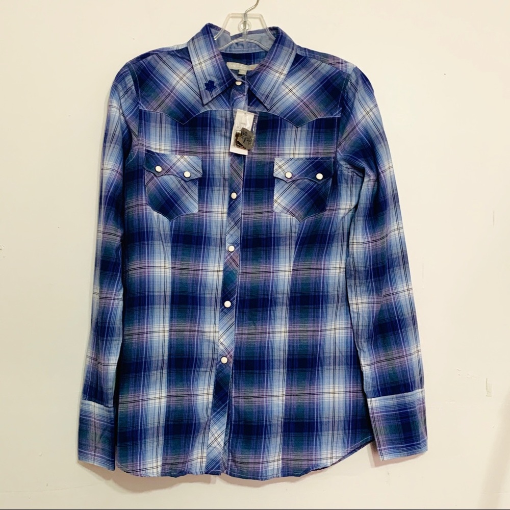 NWT Tin Haul Women’s Western Blouse S Long Sleeve